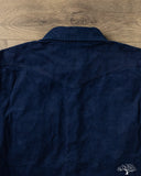 Iron Heart IHSH-438-IND - 7.5oz Selvedge Corduroy Western Shirt - Indigo