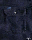 Iron Heart IHSH-445-IND - 10oz Dobby Cloth Short Sleeve Mechanic Shirt - Indigo