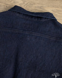 Iron Heart IHSH-445-IND - 10oz Dobby Cloth Short Sleeve Mechanic Shirt - Indigo