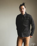 Iron Haert IHSH-62-BLK - Wabash Western Shirt - Black