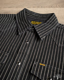 Iron Haert IHSH-62-BLK - Wabash Western Shirt - Black