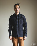 Iron Heart IHSH-62-IND - Wabash Western Shirt - Indigo