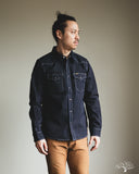 Iron Heart IHSH-62-IND - Wabash Western Shirt - Indigo
