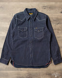 Iron Heart IHSH-62-IND - Wabash Western Shirt - Indigo