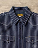 Iron Heart IHSH-62-IND - Wabash Western Shirt - Indigo