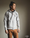 Iron Heart IHSW-10-GRY - Ultra Heavyweight Loopwheel Zip Up Hoody - Grey