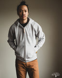 Iron Heart IHSW-10-GRY - Ultra Heavyweight Loopwheel Zip Up Hoody - Grey