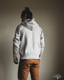 Iron Heart IHSW-10-GRY - Ultra Heavyweight Loopwheel Zip Up Hoody - Grey