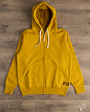 Iron Heart IHSW-10-MUS - 14oz Ultra Heavyweight Loopwheel Zip Up Hoody - Mustard