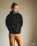Iron Heart IHSW-49-BLK - 14oz Ultra Heavyweight Loopwheel Hoodie - Black