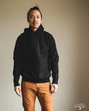 Iron Heart IHSW-49-BLK - 14oz Ultra Heavyweight Loopwheel Hoodie - Black