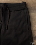 Iron Heart IHSW-70-BLK - 14oz Ultra Heavyweight Loopwheel Cotton Sweat Pants - Black