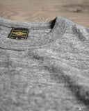 Iron Heart IHT-1610L-GRY - Loopwheel Crew Neck Long Tee - Grey