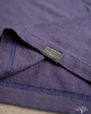Iron Heart IHT-1610L-NAV - Loopwheel Crew Neck Long Tee - Navy