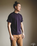 Iron Heart IHT-1610L-NAV - Loopwheel Crew Neck Long Tee - Navy