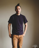 Iron Heart IHT-1610L-NAV - Loopwheel Crew Neck Long Tee - Navy