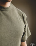 Iron Heart IHT-1610L-OLV - Loopwheel Crew Neck Long Tee - Olive