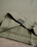 Iron Heart IHT-1610L-OLV - Loopwheel Crew Neck Long Tee - Olive