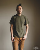 Iron Heart IHT-1610L-OLV - Loopwheel Crew Neck Long Tee - Olive