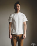 Iron Heart IHT-1610L-WHT - Loopwheel Crew Neck Long Tee - White