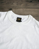 Iron Heart IHT-1610L-WHT - Loopwheel Crew Neck Long Tee - White