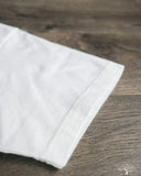 Iron Heart IHT-1610L-WHT - Loopwheel Crew Neck Long Tee - White