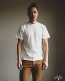 Iron Heart IHT-1610L-WHT - Loopwheel Crew Neck Long Tee - White
