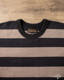 Iron Heart IHTB-01-GRY-BLK - 11oz Cotton Knit Long-Sleeve Sweater - Grey/Black