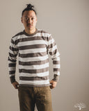 Iron Heart IHTB-01-GRY-WHT - 11oz Cotton Knit Long-Sleeve Sweater - Grey/White