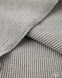 Iron Heart IHTL-1213-GRY - Waffle Knit Long Sleeve Thermal Henley - Grey
