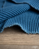 Iron Heart IHTL-1301-IND - Waffle Knit Long Sleeve Crew Neck Thermal - Indigo