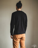 Iron Heart IHTL-1700-BLK - Extra Heavy Cotton Knit Thermal - Black