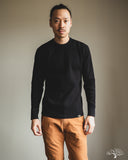 Iron Heart IHTL-1700-BLK - Extra Heavy Cotton Knit Thermal - Black