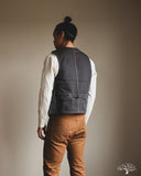 Iron Heart IHV-47-IND - 10.5oz Narrow Stripe Hickory Work Vest - Indigo