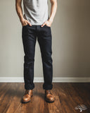 Iron Heart IH-777S-142od - Indigo Overdyed Black Slim Tapered Denim