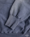 Maru Sankaku Peke - Garment Dyed Sweatshirt - Navy
