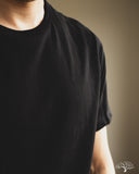 Merz b. Schwanen 1950s Organic Cotton Loopwheel Tee - Deep Black