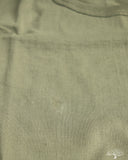 1950s Organic Cotton Loopwheel Tee - Army Size 5|M (Seconds)