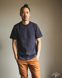 Merz b. Schwanen 2S14 Loopwheel Heavyweight Short Sleeve Tee - Navy