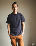 Merz b. Schwanen 2S14 Loopwheel Heavyweight Short Sleeve Tee - Navy