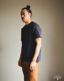 Merz b. Schwanen 2S14 Loopwheel Heavyweight Short Sleeve Tee - Navy