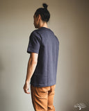 Merz b. Schwanen 2S14 Loopwheel Heavyweight Short Sleeve Tee - Navy