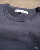 Merz b. Schwanen 2S14 Loopwheel Heavyweight Short Sleeve Tee - Navy