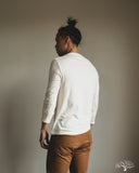 Merz b. Schwanen 101 Vintage 3/4 Sleeve Henley - Nature
