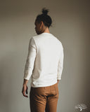 Merz b. Schwanen 101 Vintage 3/4 Sleeve Henley - Nature