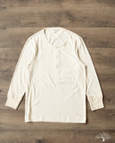 Merz b. Schwanen 101 Vintage 3/4 Sleeve Henley - Nature