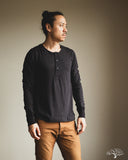 Merz b. Schwanen 102 Vintage Henley - Charcoal