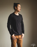 Merz b. Schwanen 102 Vintage Henley - Charcoal