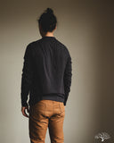 Merz b. Schwanen 102 Vintage Henley - Charcoal