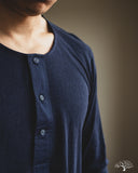 Merz b. Schwanen 102 Vintage Henley - Ink Blue